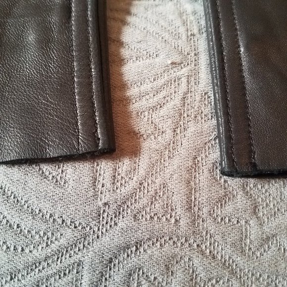 Banana Republic Size 0 Black Genuine Leather Pants - Picture 11 of 12